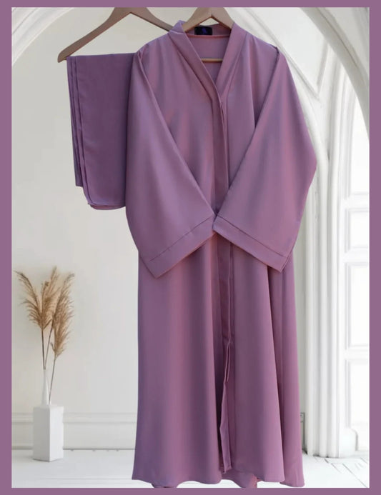 Abaya à boutons