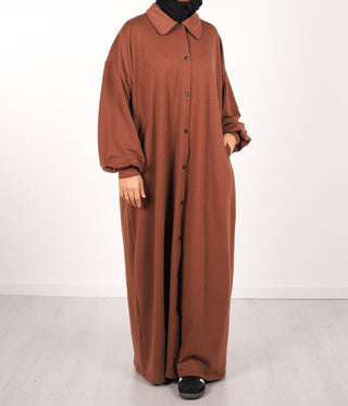 abaya montoni coton